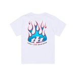 T-shirt à manches courtes pour enfant, blanc brûlé