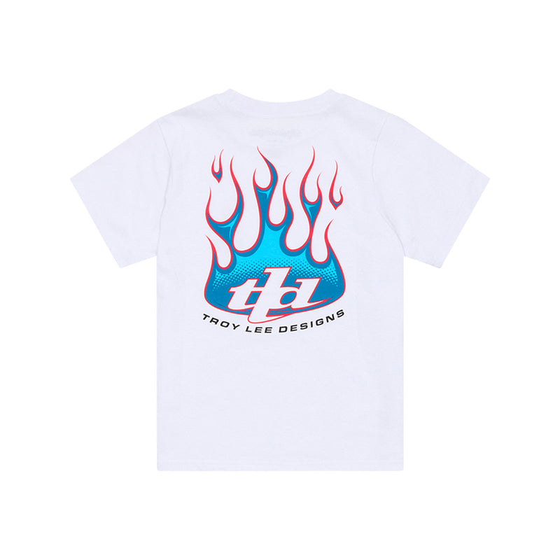 T-shirt à manches courtes pour enfant, blanc brûlé