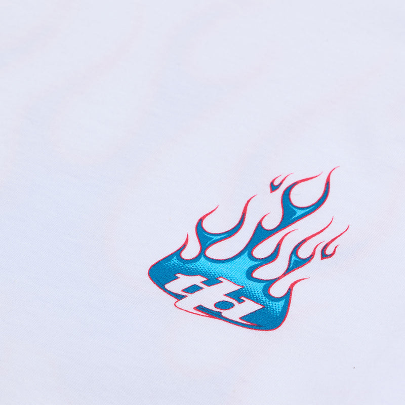 T-shirt à manches courtes pour enfant, blanc brûlé