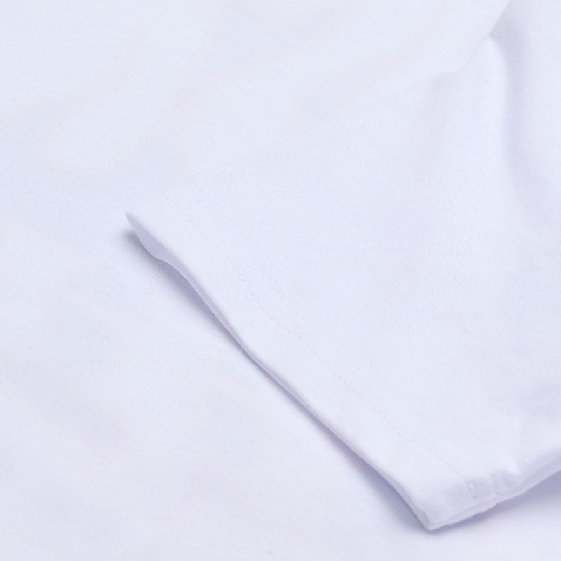 T-shirt à manches courtes pour enfant, blanc brûlé