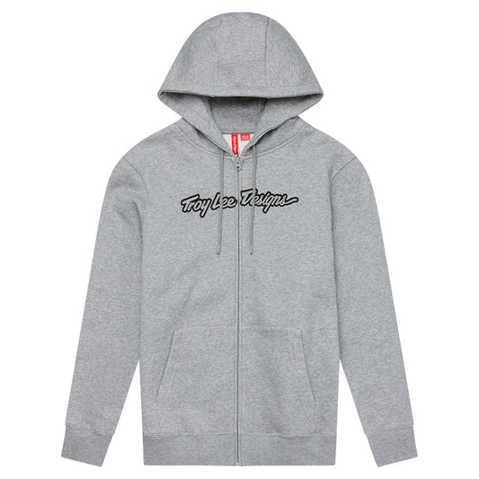 Zip Up Hoodie Signature Gray Heather