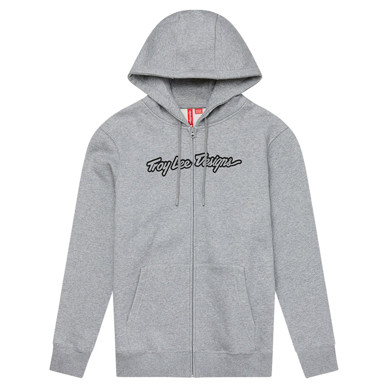 Zip Up Hoodie Signature Gray Heather