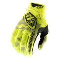 Gants Youth Air jaune fluo à motifs.