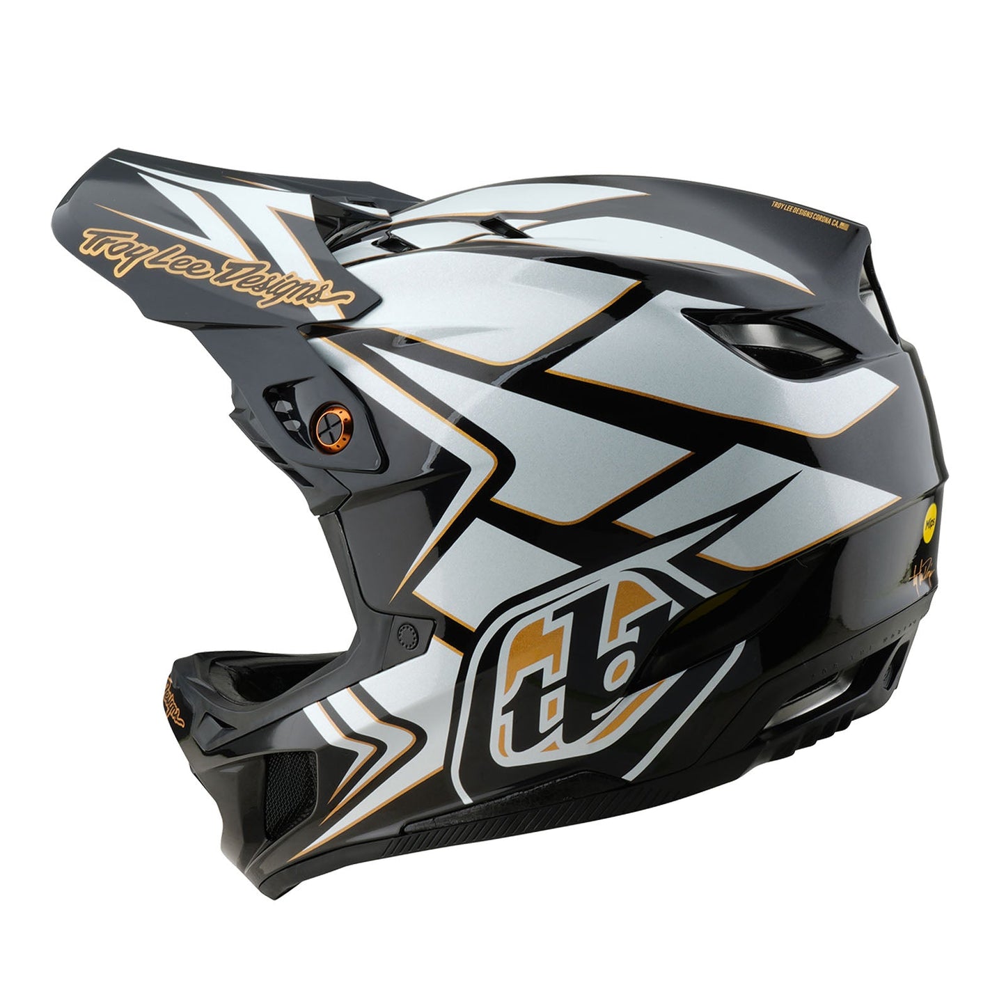 D4 Composite Helmet Ghostwing White