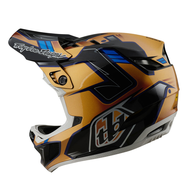 Casque composite D4 Noir royal / Or