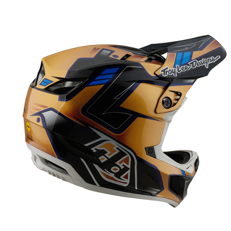 Casque composite D4 Noir royal / Or