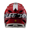 D4 Polyacrylite Helmet Fifty-50 White / Red