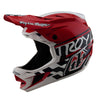 D4 Polyacrylite Helmet Fifty-50 White / Red