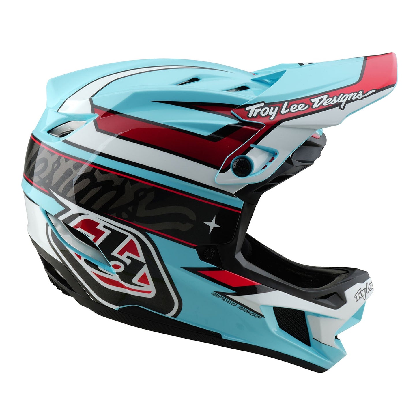 D4 Polyacrylite Helmet Linear Blue