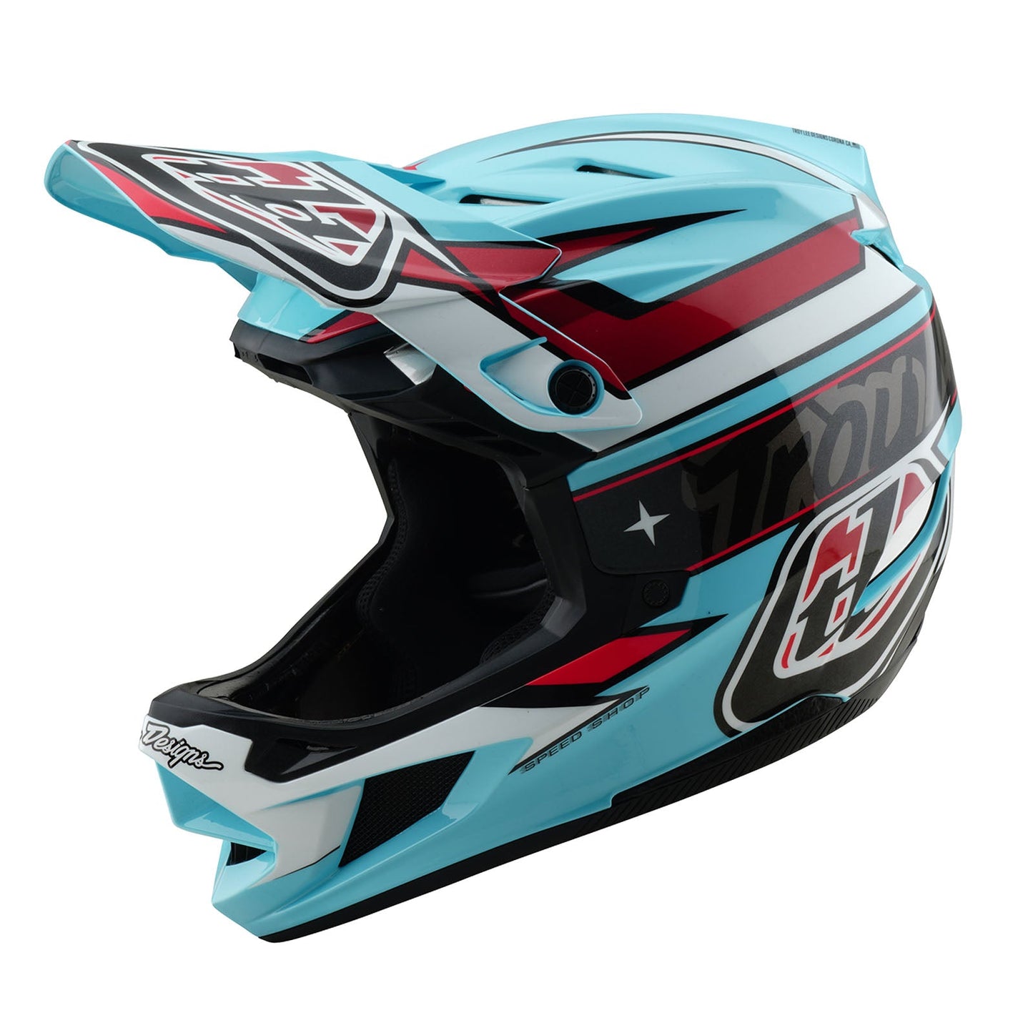 D4 Polyacrylite Helmet Linear Blue