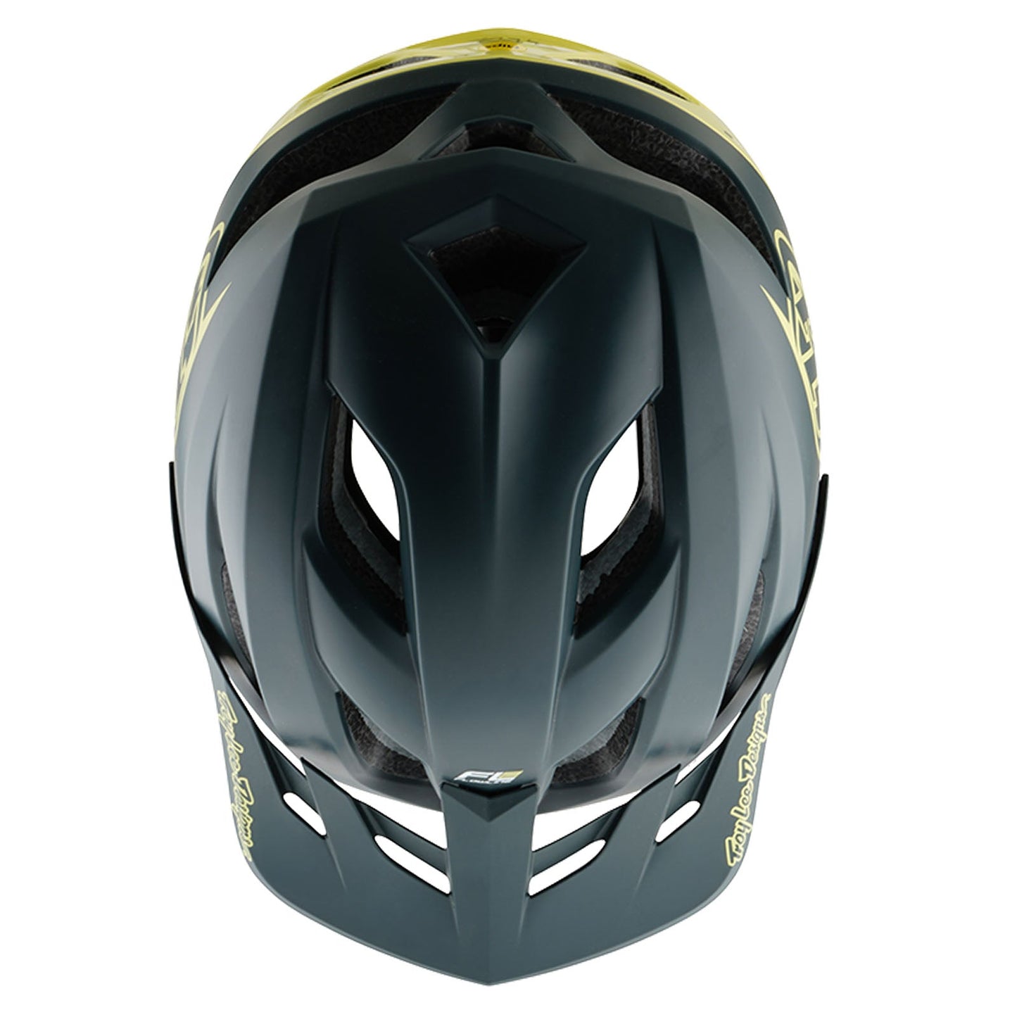 Flowline SE Helmet Badge Gray / Glo Yellow