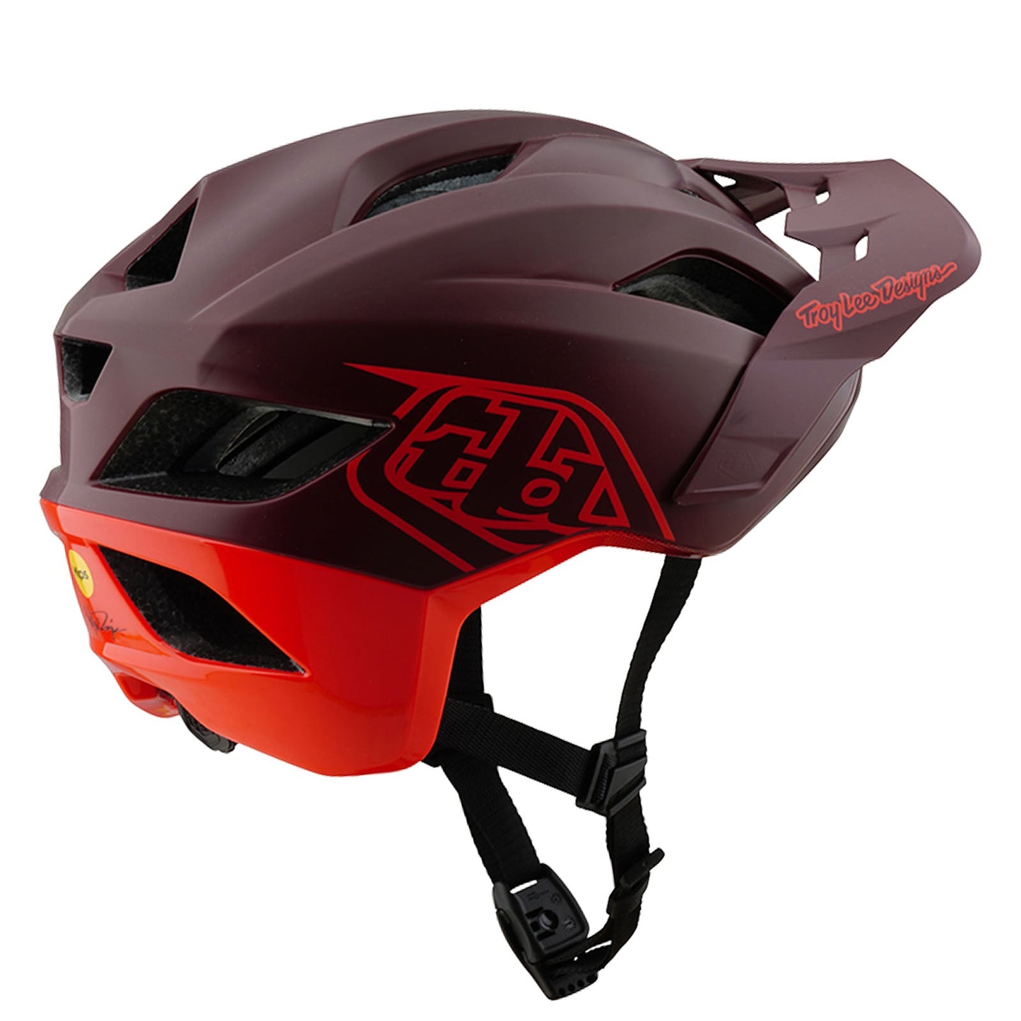 Flowline SE Helmet Badge Maroon