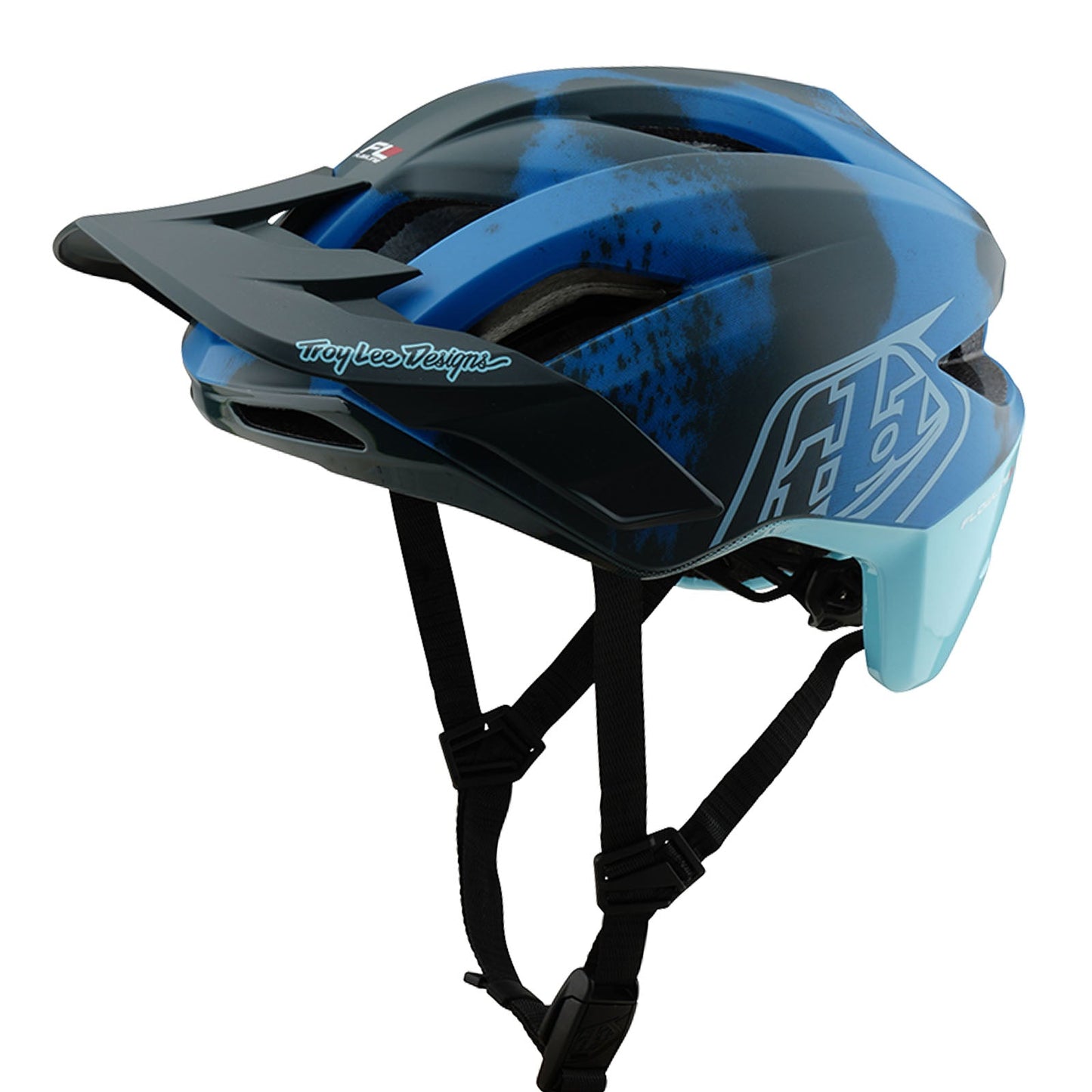 Flowline SE Helmet Badge Camo Blue