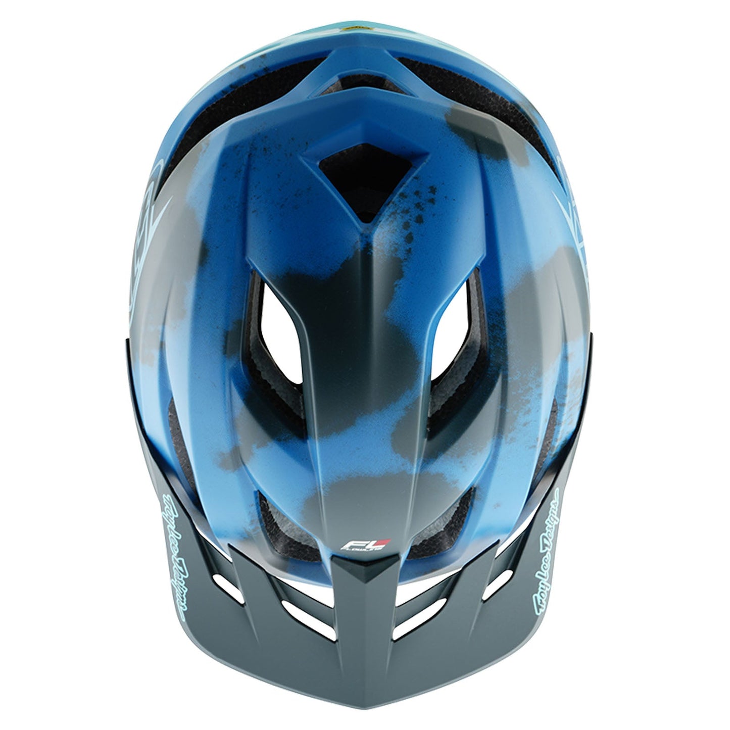 Flowline SE Helmet Badge Camo Blue