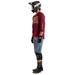 Ruckus 3/4 Jersey Spun Oxblood