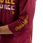 Ruckus 3/4 Jersey Spun Oxblood