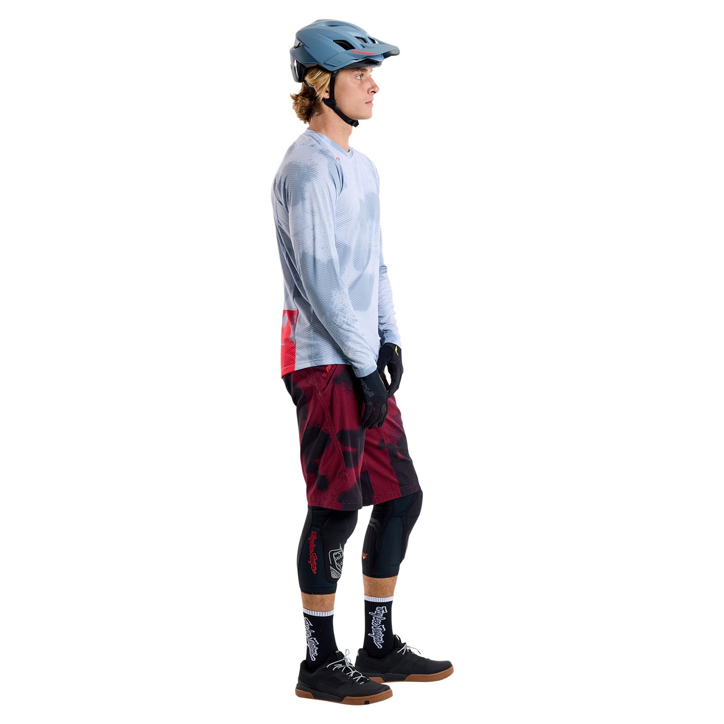 Short Skyline Air avec doublure évasée, couleur bordeaux