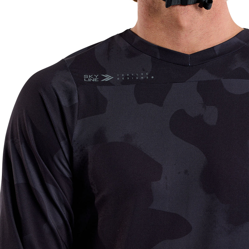 Maillot à manches longues Skyline Scrubland Noir