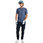Maillot à manches courtes Skyline Mono Steel Blue
