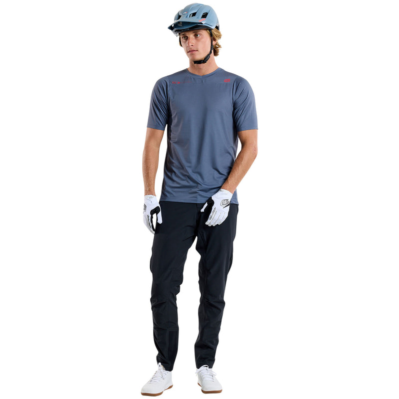 Maillot à manches courtes Skyline Mono Steel Blue