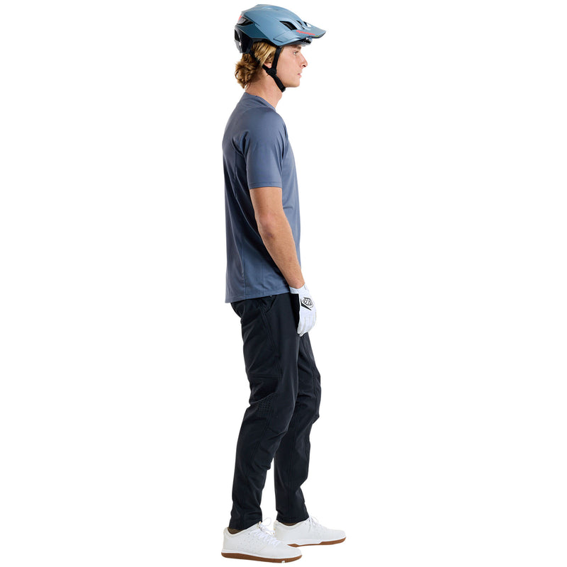 Maillot à manches courtes Skyline Mono Steel Blue
