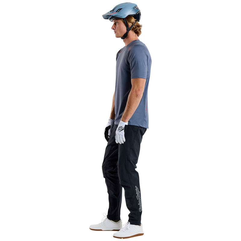 Maillot à manches courtes Skyline Mono Steel Blue