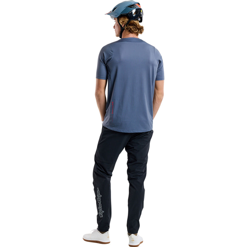 Maillot à manches courtes Skyline Mono Steel Blue