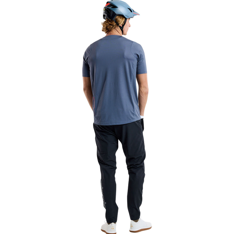 Maillot à manches courtes Skyline Mono Steel Blue