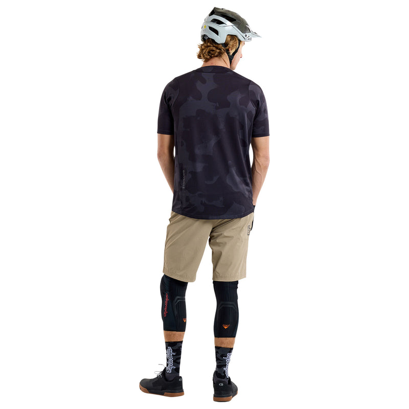 Maillot à manches courtes Skyline Scrubland Noir