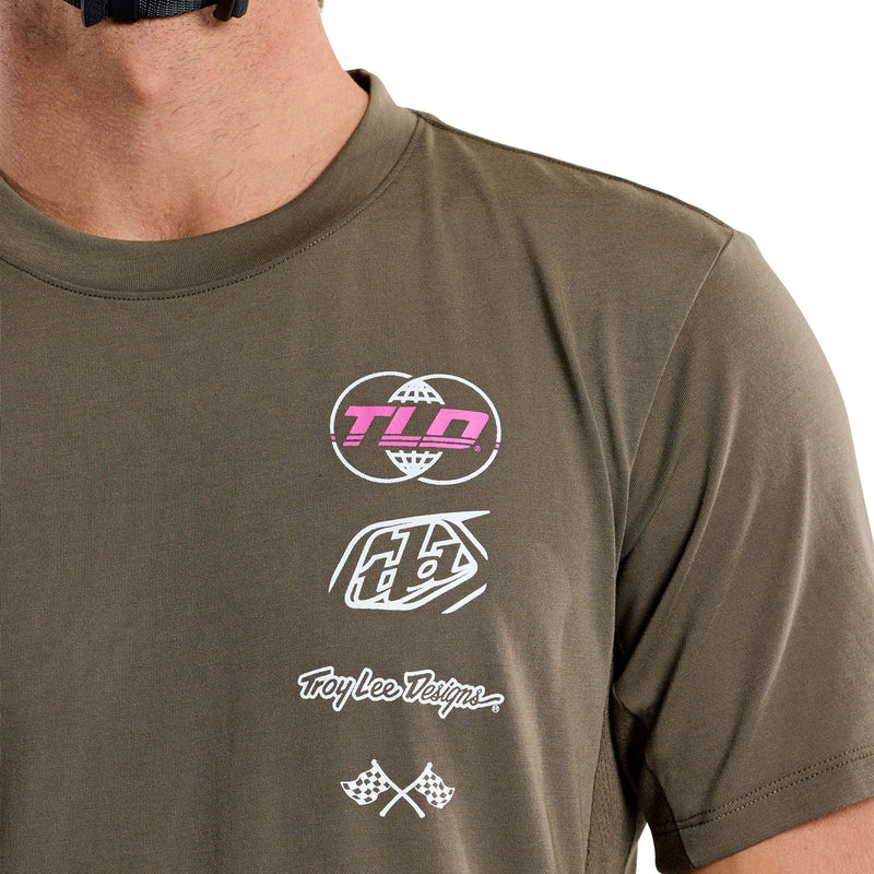 Skyline Short Sleeve Ride Tee Worldwide Caper