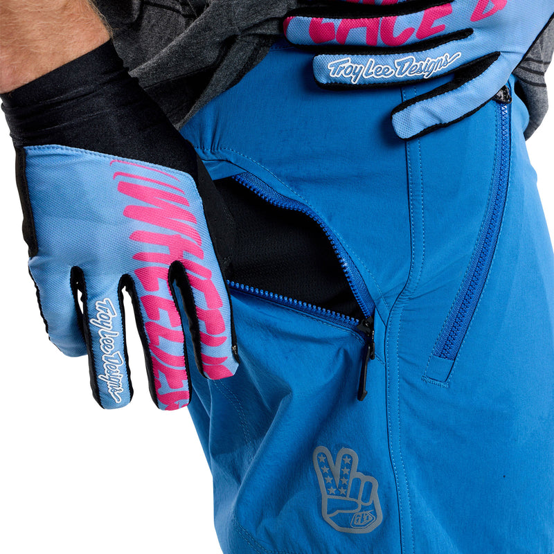 Short Skyline Trail avec doublure, couleur cobalt délavé