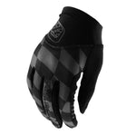 Gants Ace 2.0 pour femmes, motif damier torsadé, noirs
