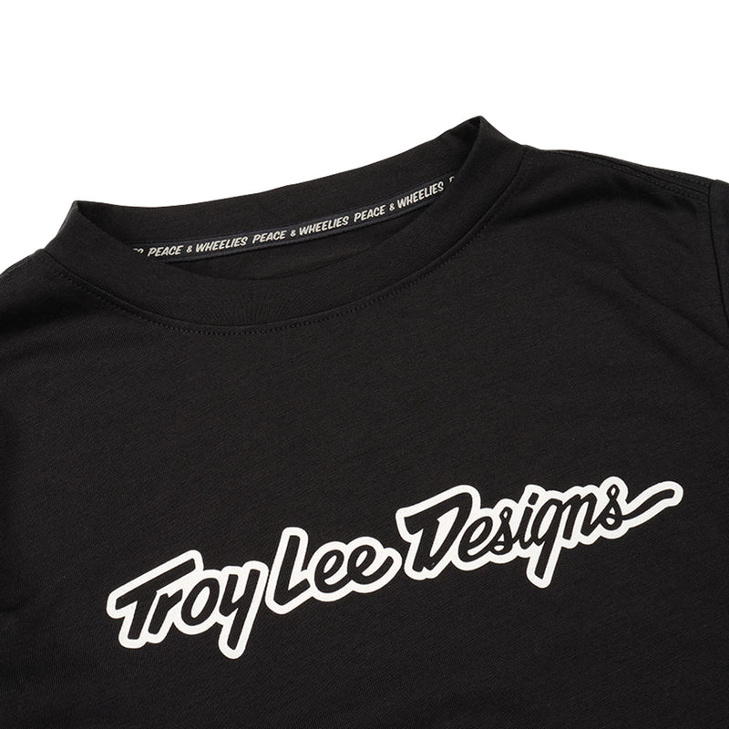 Youth Skyline Ride Long Sleeve Tee Signature Black
