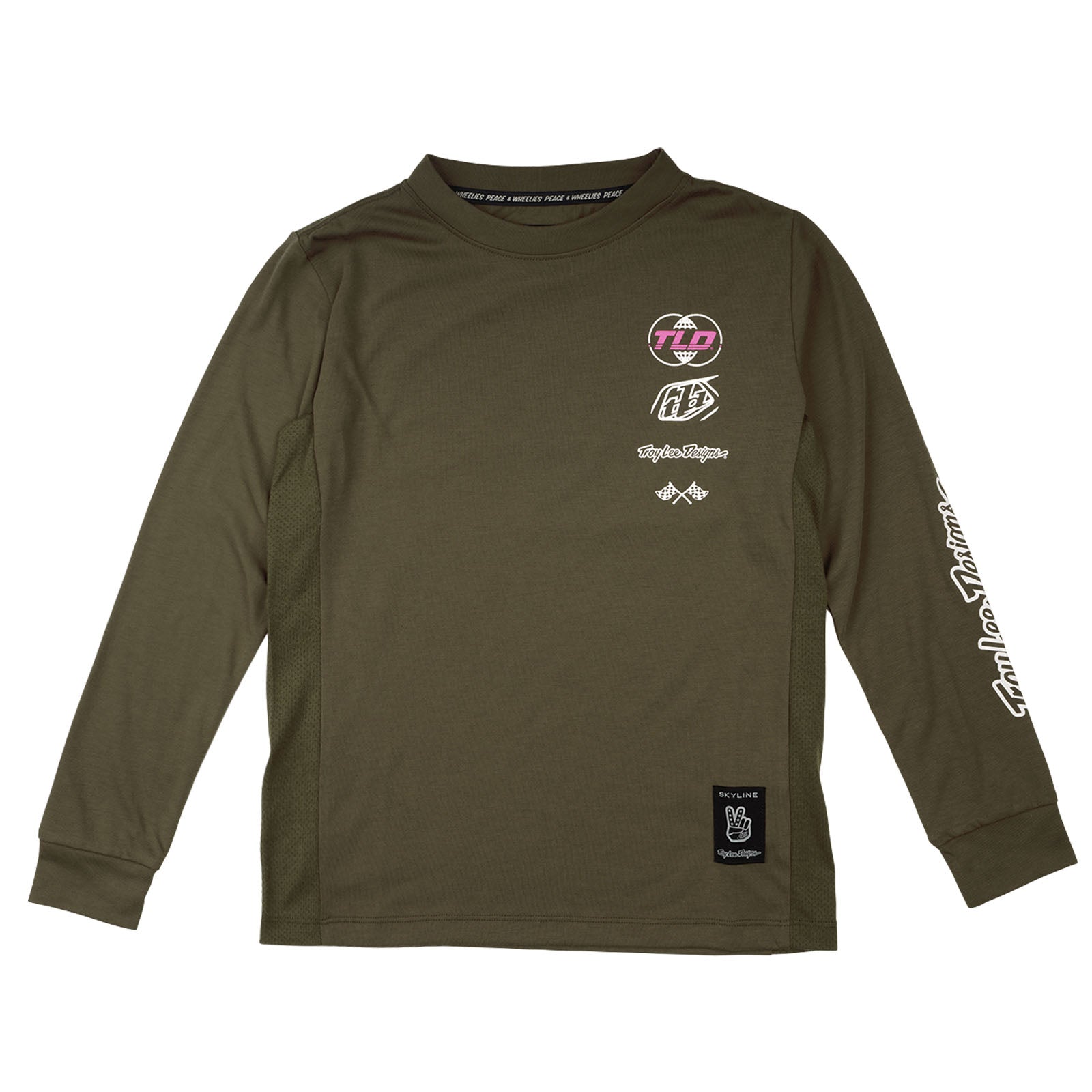 T-shirt à manches longues pour jeunes Skyline Ride Worldwide Caper