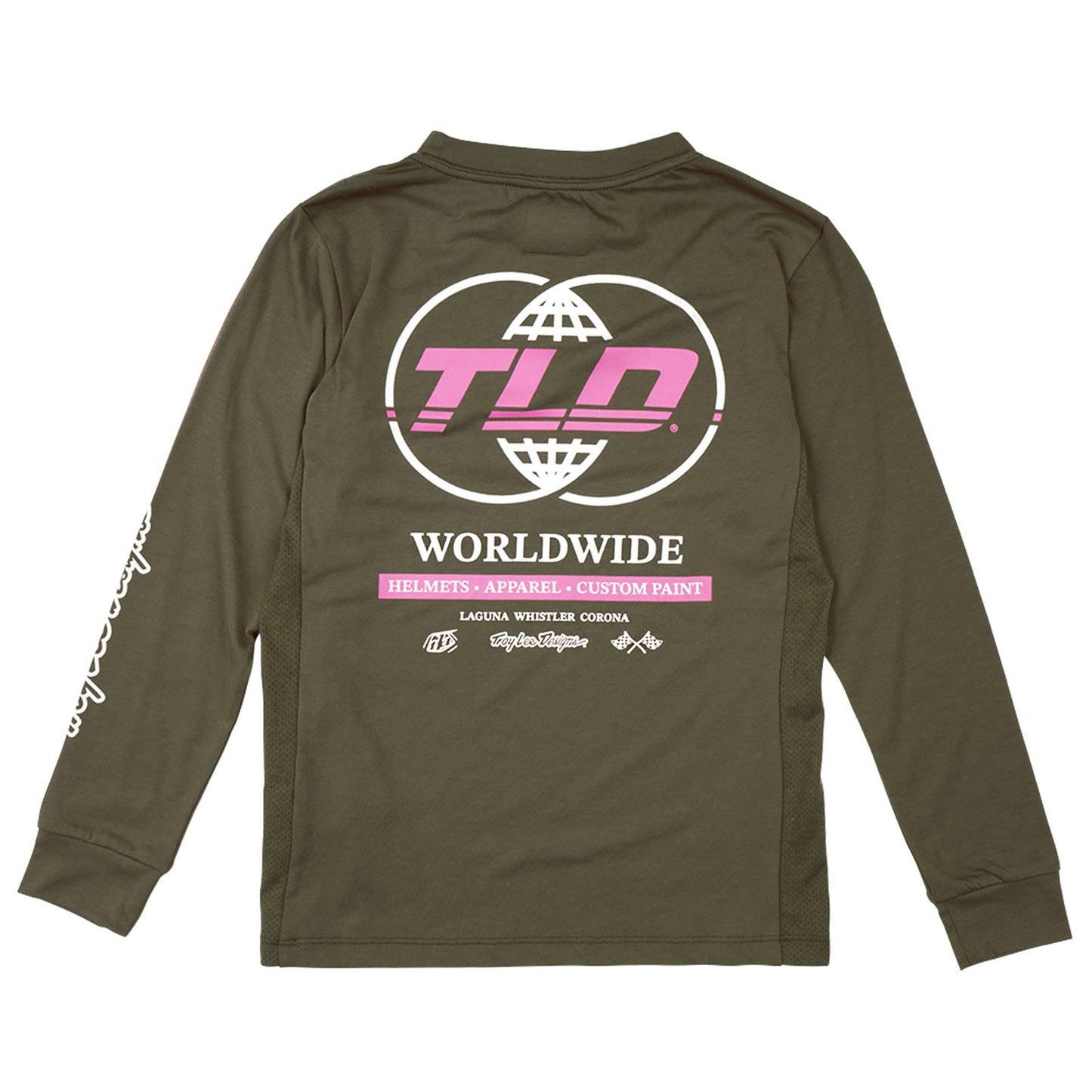 T-shirt à manches longues pour jeunes Skyline Ride Worldwide Caper