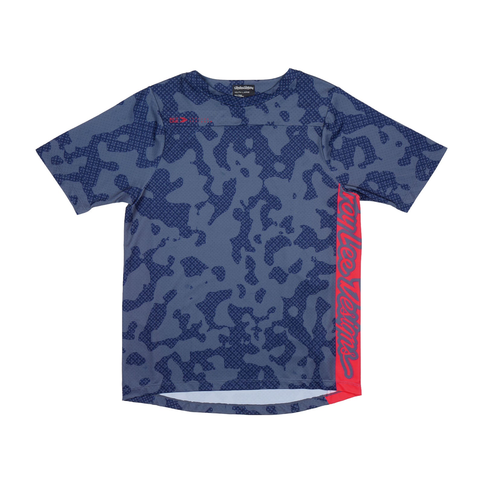 Maillot à manches courtes Skyline pour jeunes, bleu acier Scrubland