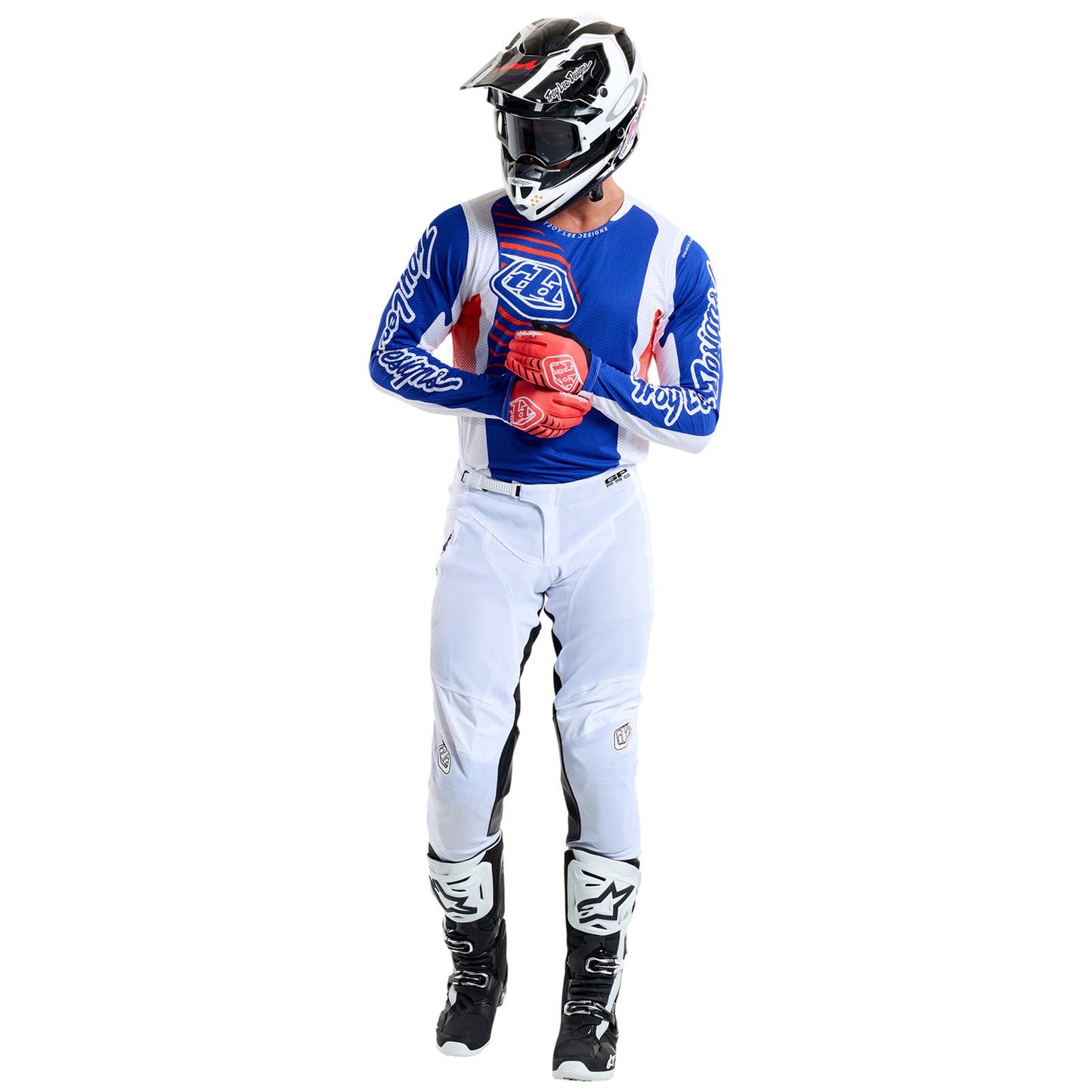 Maillot GP Pro Air Ripple Bleu/Orange