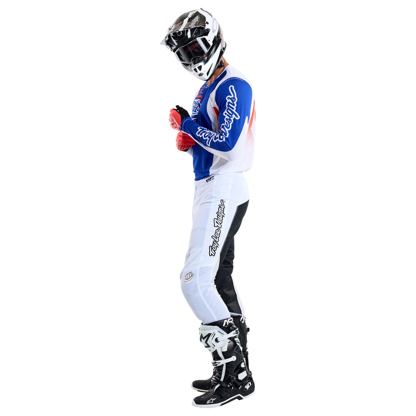 Maillot GP Pro Air Ripple Bleu/Orange