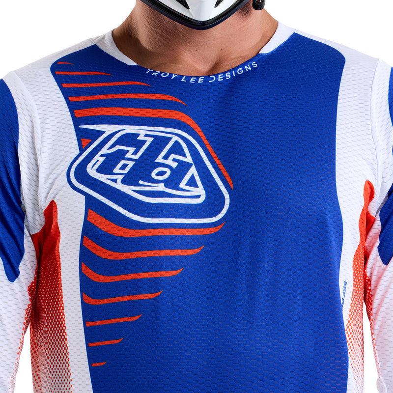 Maillot GP Pro Air Ripple Bleu/Orange
