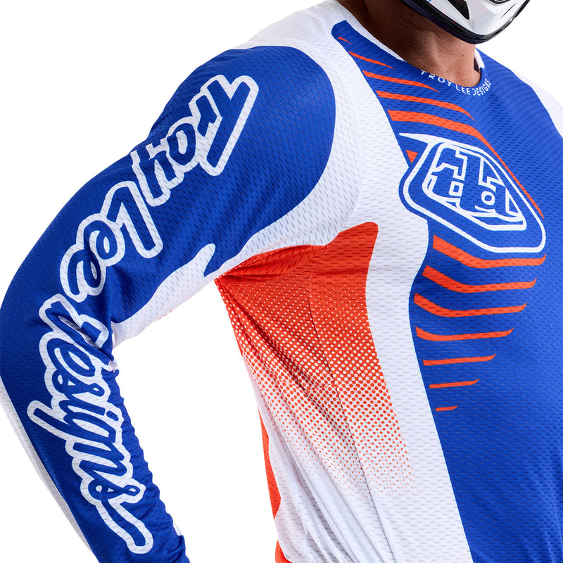 Maillot GP Pro Air Ripple Bleu/Orange