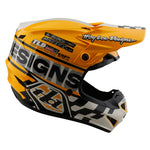 Casque Youth GP Pro Fifty-50 Blanc / Or