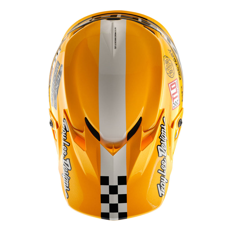 Casque Youth GP Pro Fifty-50 Blanc / Or