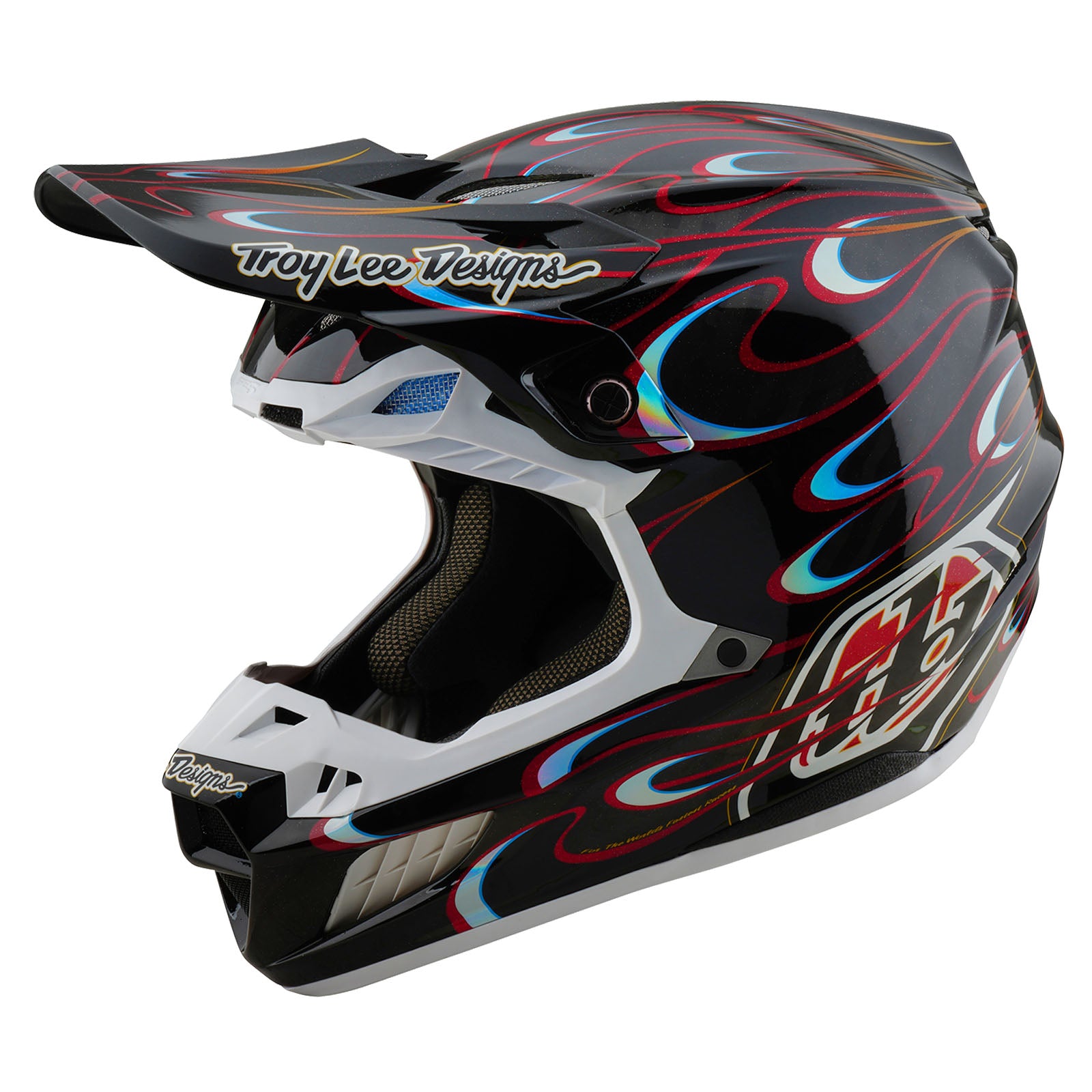 SE5 Carbon Helmet Torched Black / Red – Troy Lee Designs