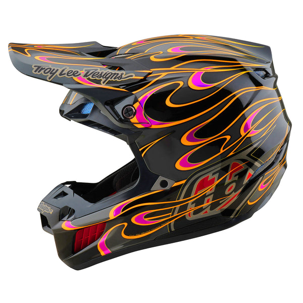 バイクウェア・装備 TFORIDEZ DESIGN HELMET tld_m25d1_se5cm_torched_blkgry