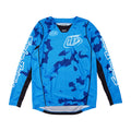 Maillot de jeune GP Pro bleu vif moucheté