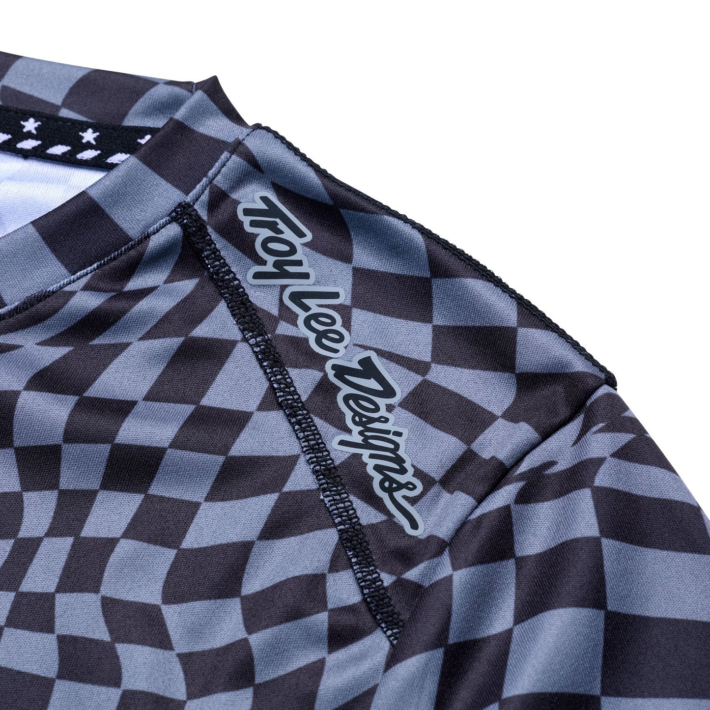 Womens Lilium LS Jersey Twisted Checkers Black / Gray