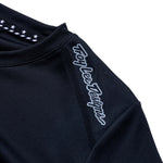 Maillot Lilium à manches courtes pour femme, noir uni