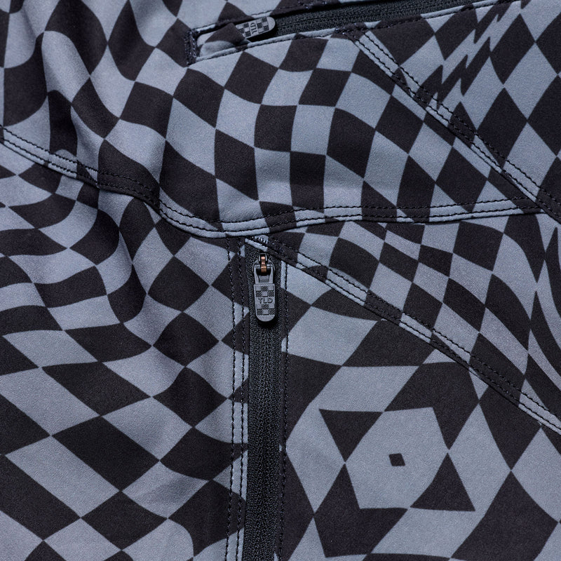 Womens Lilium Pant Twisted Checkers Black