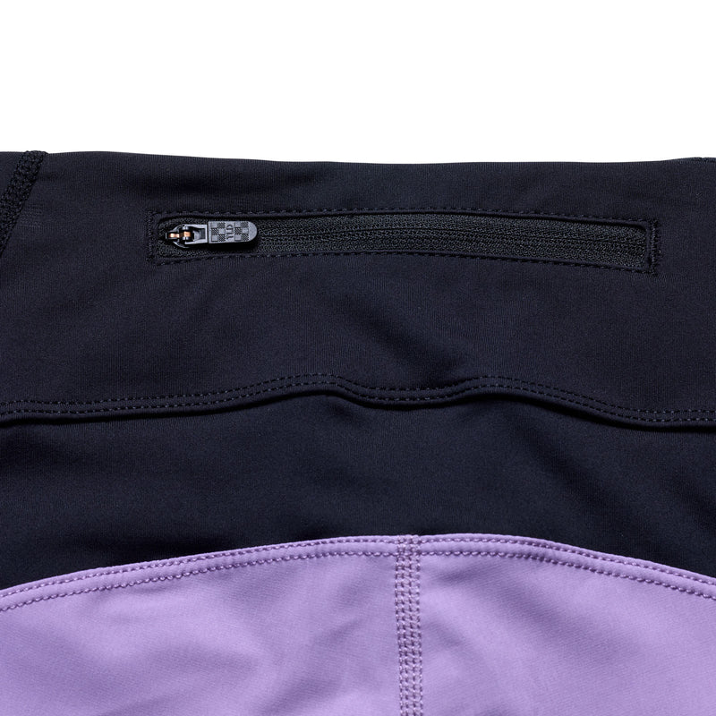 Short Luxe Femme Uni Améthyste