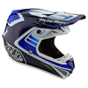 Casque SE4 Carbon Flash Bleu / Blanc